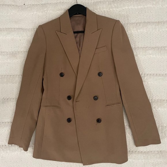 Theory Brown Wool Blazer - Picture 1 of 1